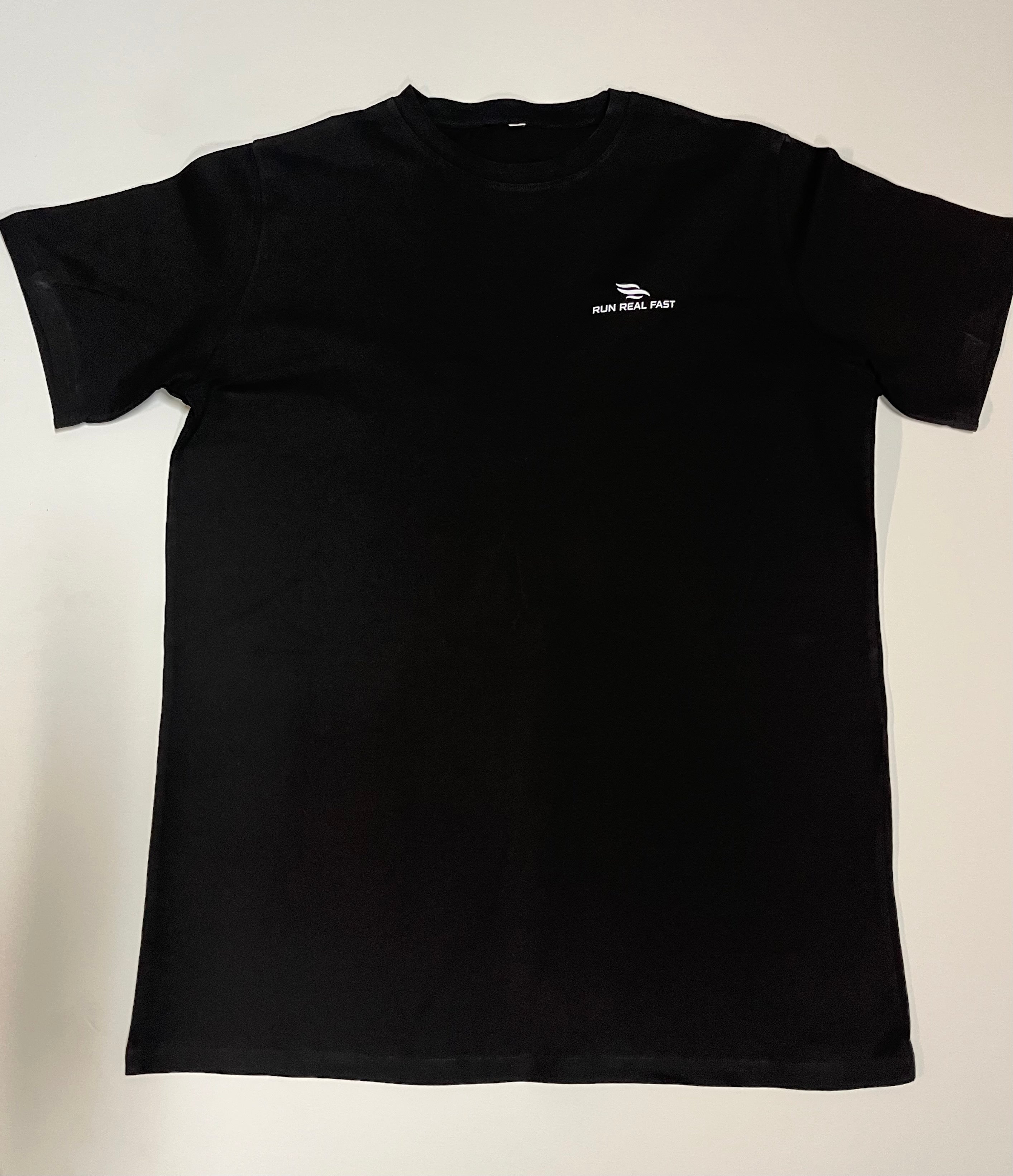 Black Performance Tee – Lightweight & Breathable Fit
