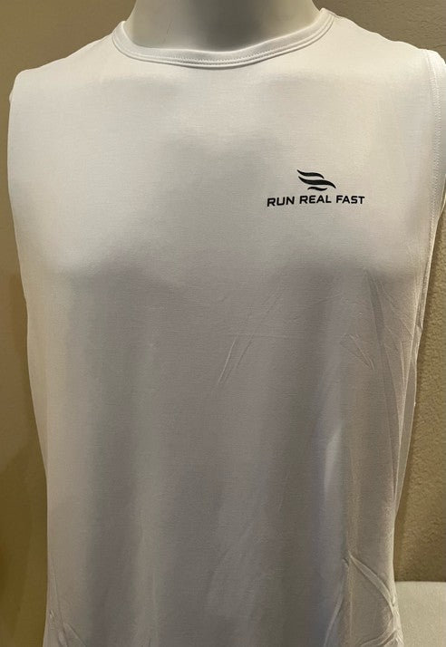 Men’s White Tank – Athletic Comfort & Style